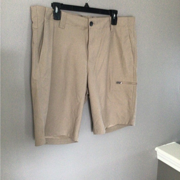 ZeroXposur Shorts Zeroxposur Mens Beige Color Casual Khaki Shorts